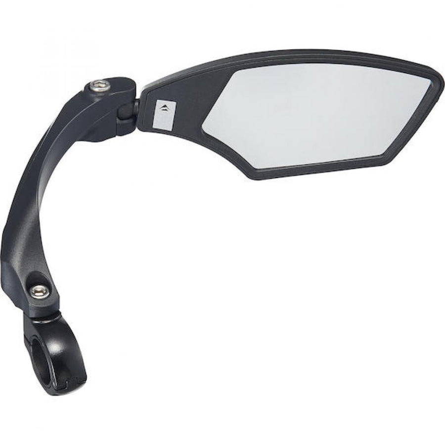 Merida Rückspiegel mit Lenkerklemmung 21-26 mm Schwarz - Schwenkbarer Fahrradspiegel