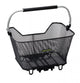 Racktime Bask-it Deluxe Fahrradkorb 23L, Snapit-System, schwarz, 45x30x33cm, 1,53kg, max. 10kg, gummierter Griff, ideal für Einkäufe & Alltag