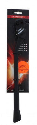 Pletscher Hinterbauständer Comp18 schwarz, verstellbar 20-29 Zoll, 18mm Lochabstand in Originalverpackung.