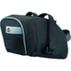 Merida Satteltasche STRIPE Größe L Schwarz/Grau - Spritzwassergeschützt mit V-Mount