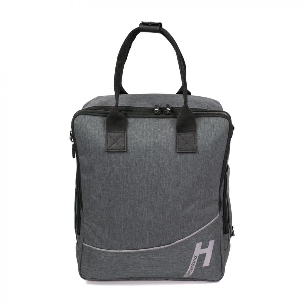 Haberland Bike-Rucksack More Than Work anthrazit - vielseitige Gepäckträger-Tasche und Rucksack