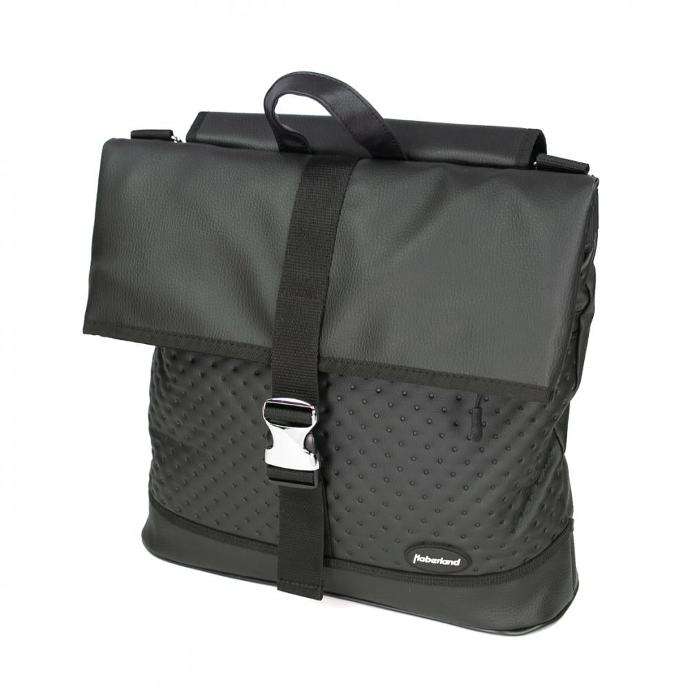 Haberland Einzeltasche Melan I schwarz - robuste Gepäckträgertasche für Alltag und Tour