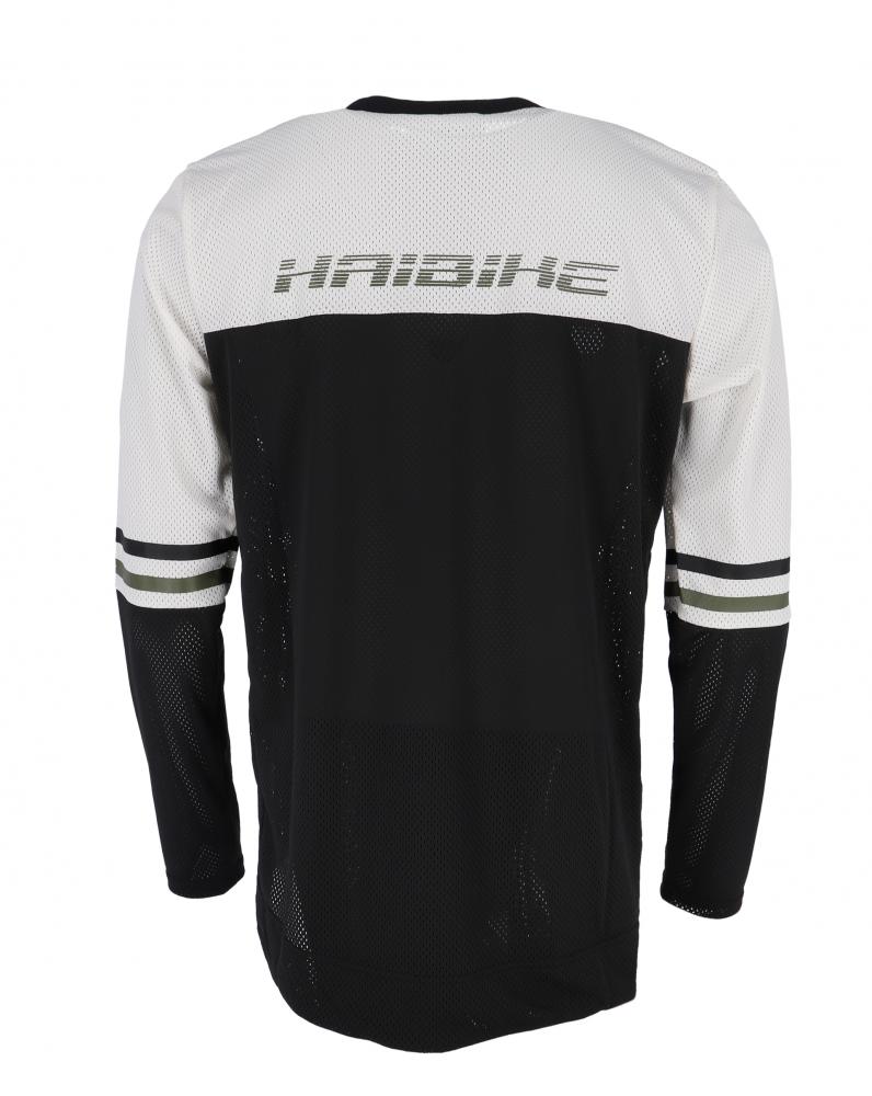 Haibike Hochries Freeride Langarmshirt - XXL, schwarz/multi