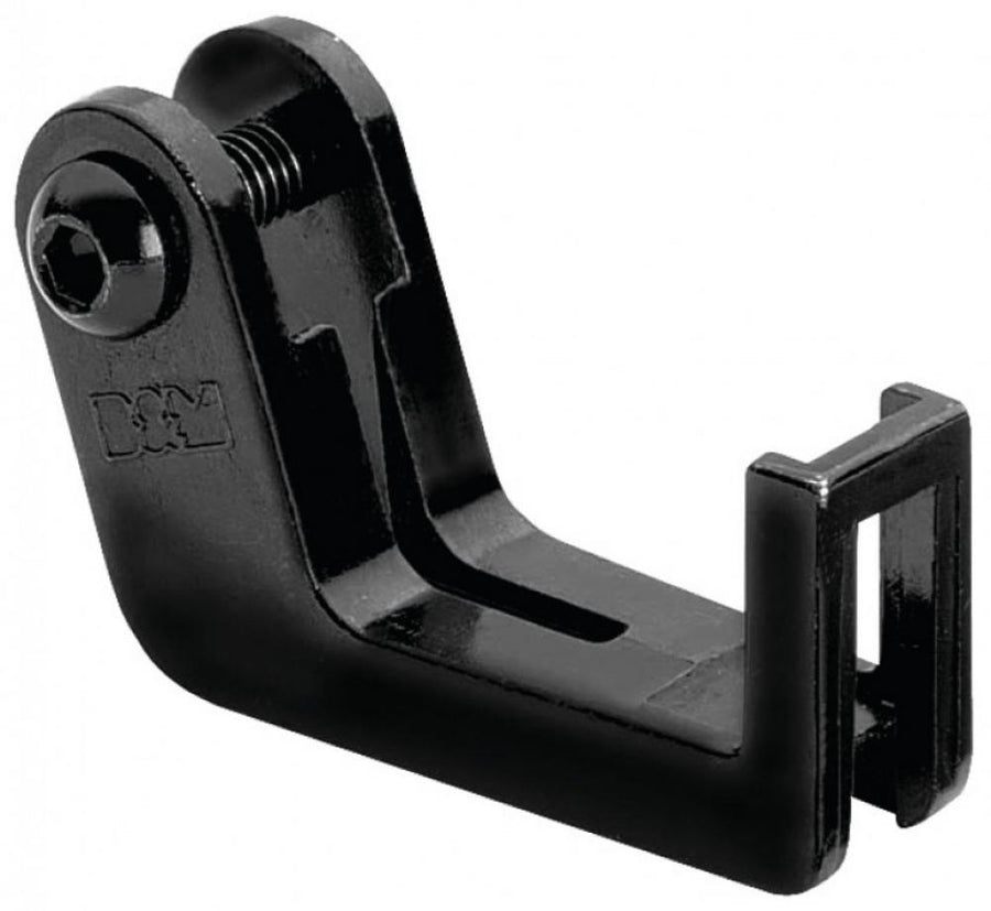 Busch&Müller Scheinwerfer-Halter schwarz, robustes Metallteil zur Befestigung am Fahrrad.