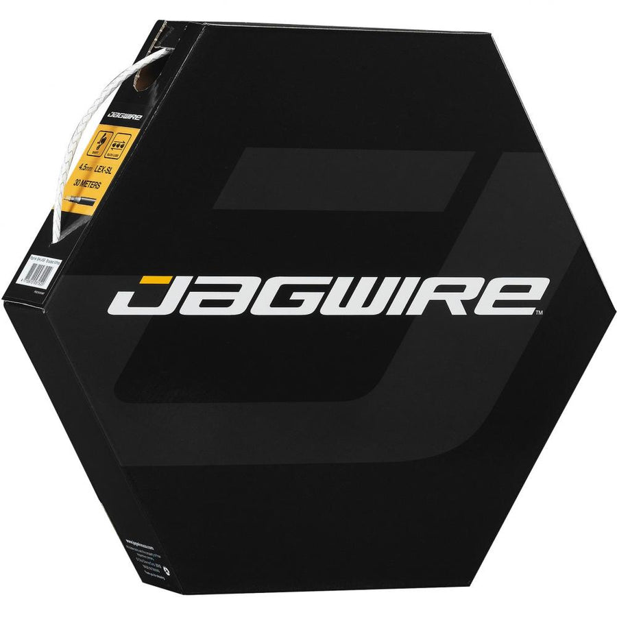 Jagwire Schaltzugaußenhülle LEX-SL Ø 4,5 mm x 30 m Weiß - präzise Schaltperformance