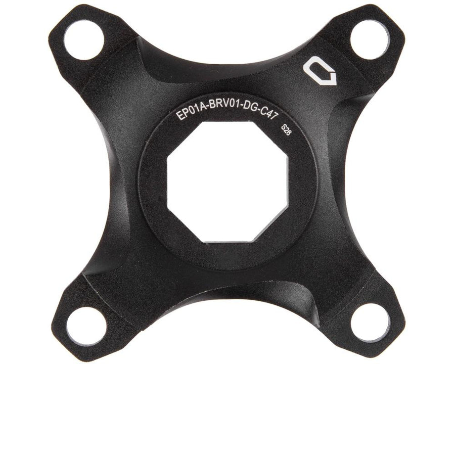 M-Wave E-Bike Spider Alu Kettenblatt 47 mm BCD 104 mm Schwarz - Leicht und robust