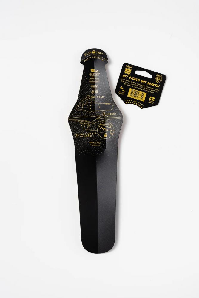 Ass Savers ASR-1 Regular Spritzschutz HR, bits n peaces Special Edition  Leichter, flexibler Schutz für Ihr Hinterrad, einfach montierbar, passend für die meisten Fahrräder