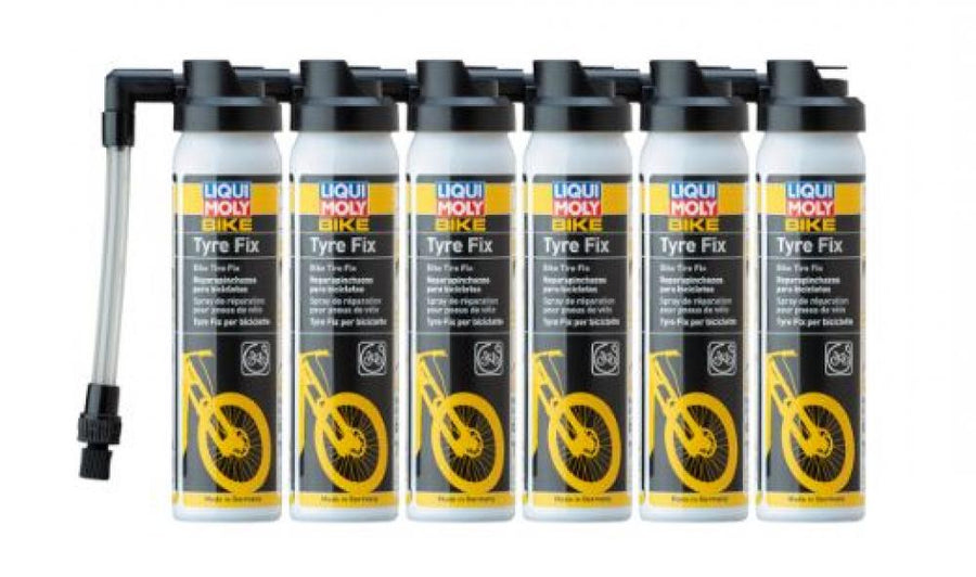 Liqui Moly Bike Tyre Fix, 75 ml, 6er Karton - Soforthilfe bei Reifenpannen