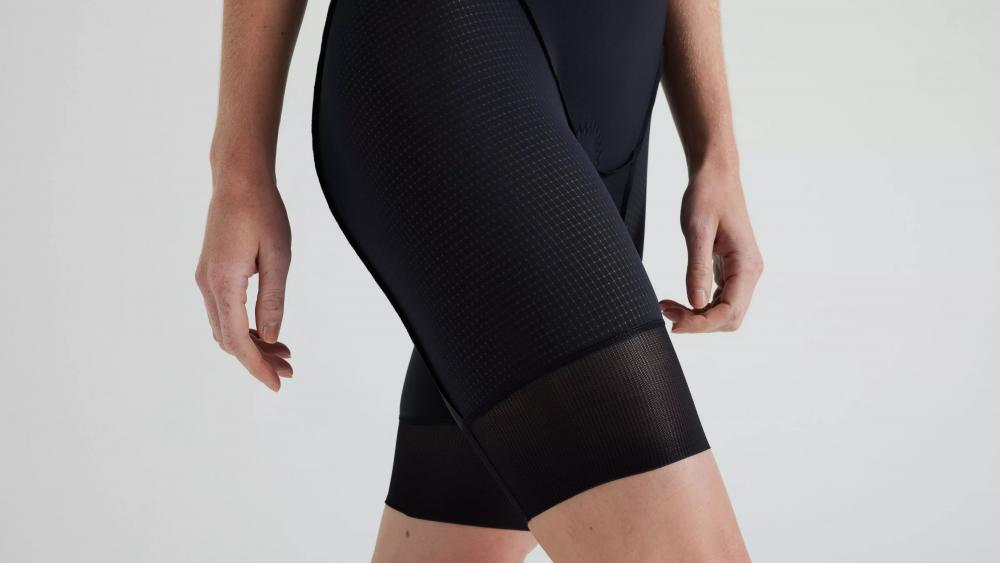 PRIME SWAT Liner Bib Short Damen Schwarz XL - Gepolsterte Fahrradhose mit Trägern - Bekleidung