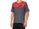 100% Airmatic Short Sleeve Jersey L Charcoal/Racer Red - komfortables Trail-Trikot