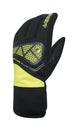 CHIBA Core Plus - wasserdichte Winter-Radhandschuhe, Größe 8, sz/neongel