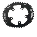OsyMetric Kettenblatt Road 52 Zähne 110 mm Lochkreis - ovales Aluminium-Kettenblatt für Rennradkurbeln, CNC-gefräst für maximale Steifigkeit und Effizienz, schwarz