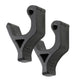 KLICKfix Riegel Oversize Ø 1520 mm für UniKlip 2/KorbKlip 2  Paarweise, schwarz, passend für dicke oder unrunde Gepäckträgerstreben, Maße: 2 x 3,5 x 5,5 cm.