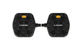 Look Trail Grip black Plattformpedale rutschfestes Profil, optimaler Halt bei Nässe, Vibram-Gummieinsatz, langlebig, MTB/Trail geeignet, schwarz