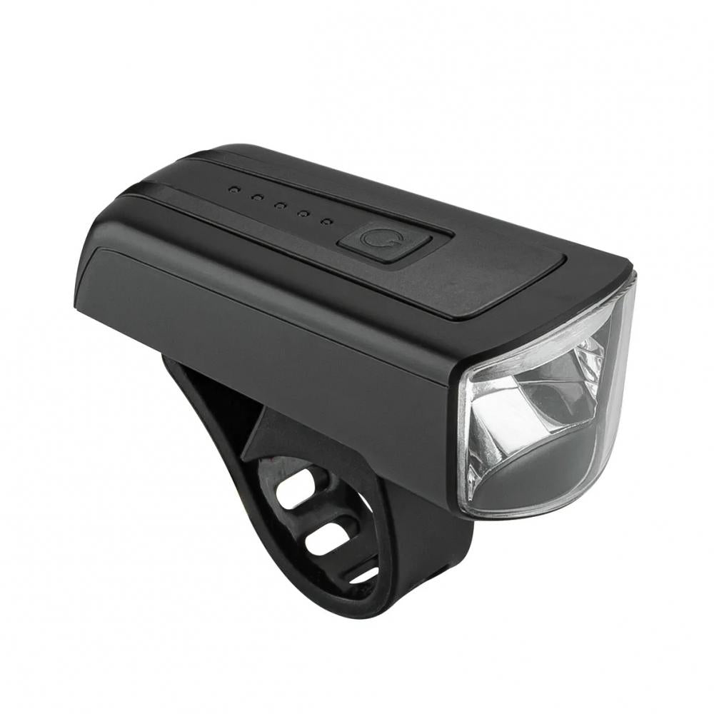 Axa DWN 100 LED-Akku-Beleuchtungsset 100 Lux Schwarz - Frontlicht mit Bremslichtfunktion