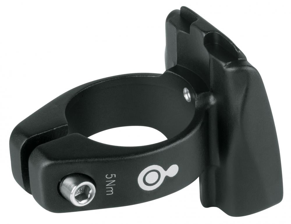 MonkeyLink Sattelklemme SC 31,8 mm Schwarz  Aluminium-Klemme mit Schraubverschluss für sicheren Halt, einfache Montage, kompatibel mit MonkeyLink-Zubehör für schnelle Befestigung