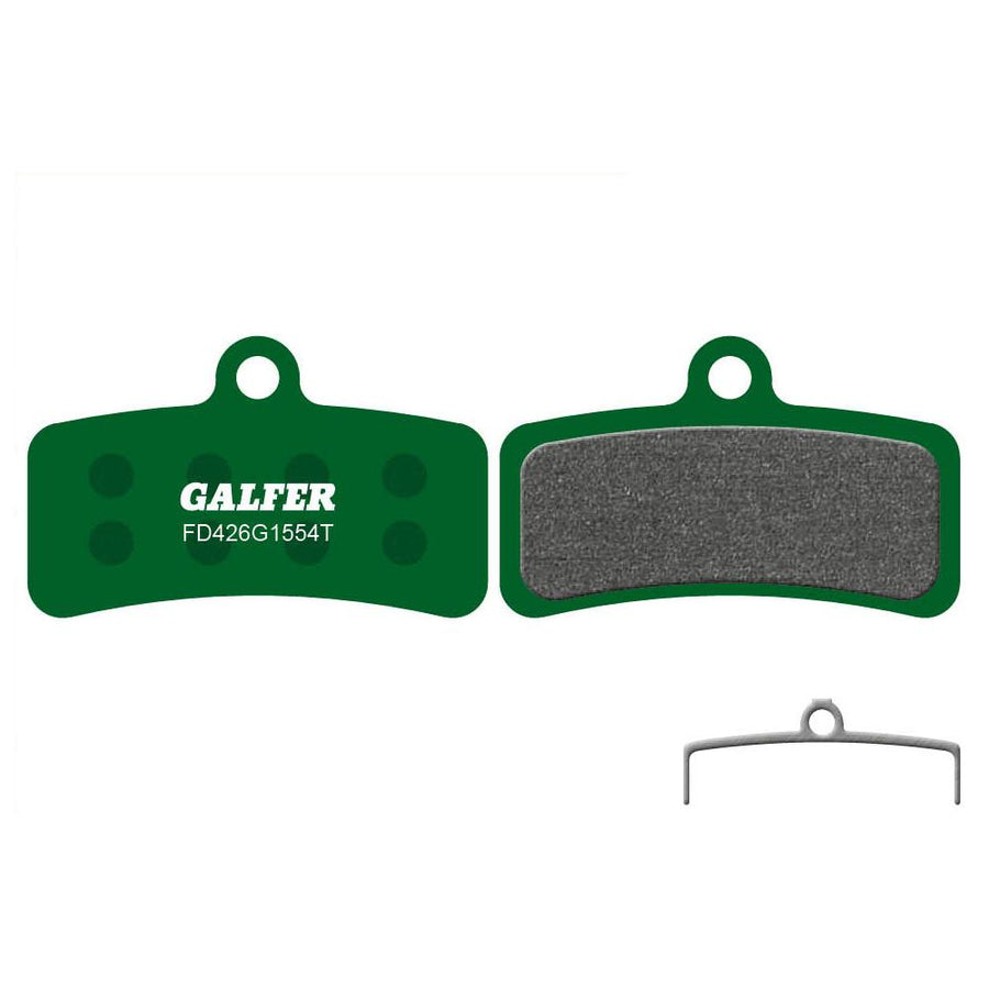 Galfer Pro Discbeläge Shimano Saint/ZEE grün - High-End-Bremsbeläge für 4-Kolben-Bremsen