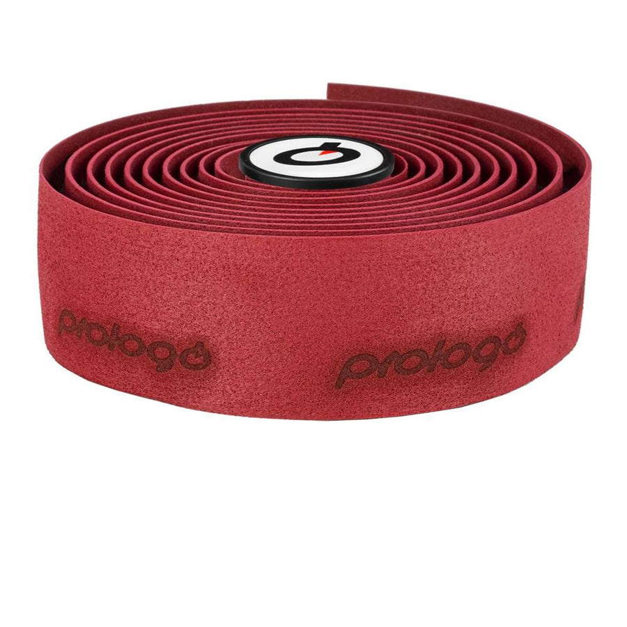 Prologo Lenkerband PLAINTOUCH + rot Ziegelstein mit Stopfen, Kork/Gel
