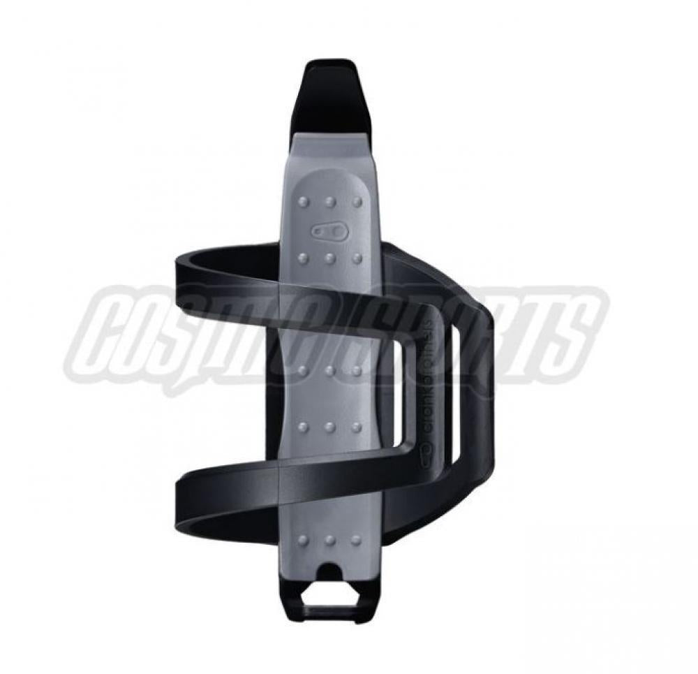 Crankbrothers S.O.S. BC2 Side Entry Flaschenhalter schwarz mit Reifenheber & Tubeless Repair Kit.