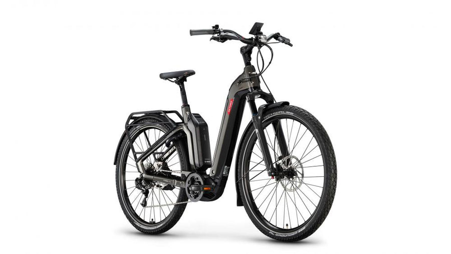 VICTORIA Elektro-Urbanrad "UTILYON 6" (#1), Wave, 29", anthracite grey, SHIMANO "Deore XT", 11-Gang, 56cm