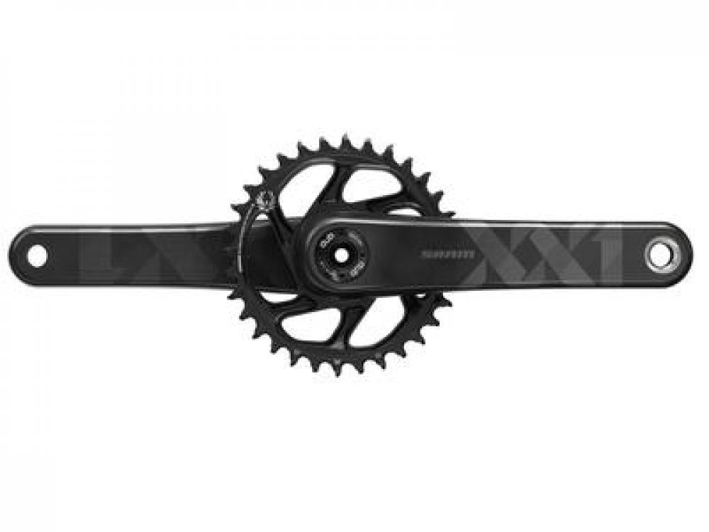 SRAM XX1 Eagle DUB Kurbelgarnitur 170 mm 34T schwarz - Leichte Carbon-Performance
