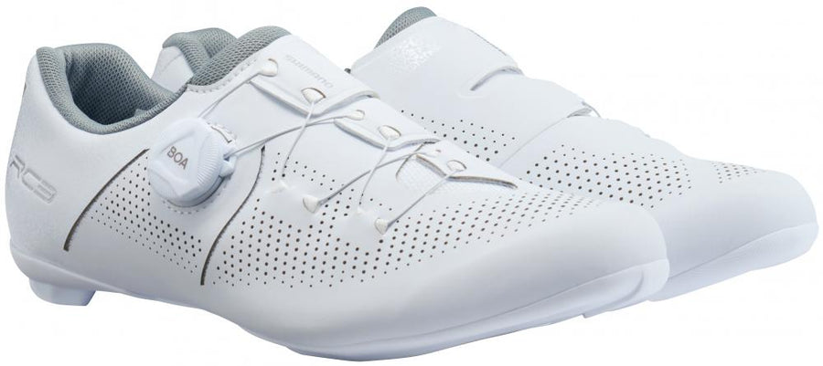 SHIMANO Fahrradschuhe RC302W Damen Road SPD-SL Fahrradschuhe Größe 36 Weiß