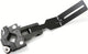 Pletscher MTB-Schnellverschlussadapter - Adapter zur Befestigung von Pletscher Athlete und Master Gepäckträgern an MTB-Sattelstütz-Schnellspannern, robustes Aluminium-Zubehör, schwarz