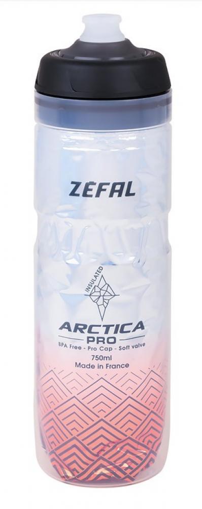 Zéfal Arctica Pro 75 Isolier-Trinkflasche 750 ml Silber/Rot