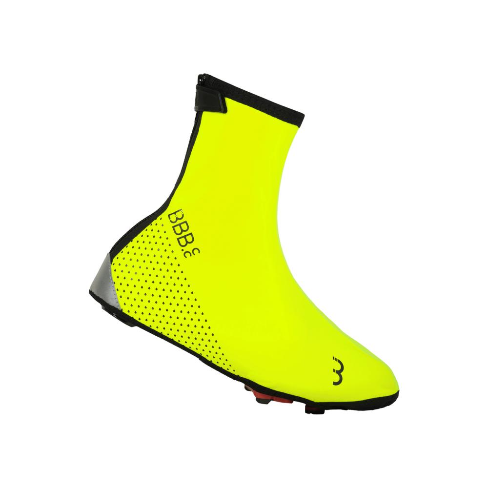 BBB Cycling BWS-23 Überschuhe WaterFlex 3.0 Größe 23 neon - wasserdichter Wetterschutz