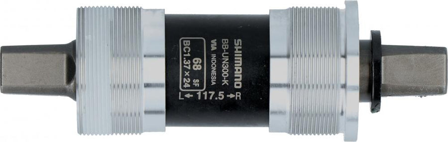 SHIMANO Innenlager UN300 68/117 - 5 mm BSA - zuverlässiges Tretlager für BSA-Rahmen