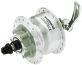 SHIMANO Nabendynamo DH-3D32 6 Volt 3 Watt 36 Loch 6-Loch Silber - für Scheibenbremse