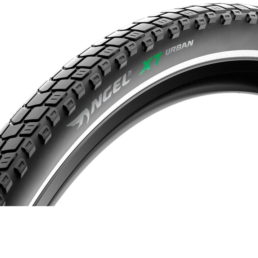 Pirelli Angel XT Urban Drahtreifen 700x57C Schwarz-Reflex - Urban Reifen mit 5 mm Pannenschutz