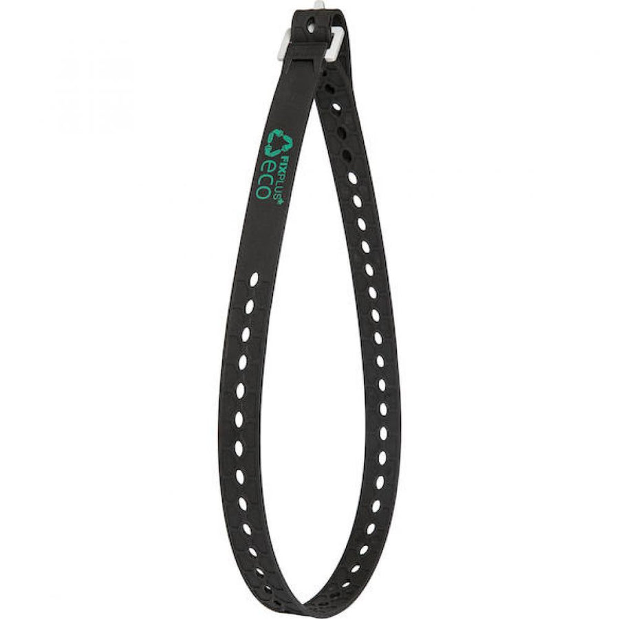 FixPlus Spannband Strap Recycling 86 cm Schwarz - wiederverwendbares Universal-Spannband