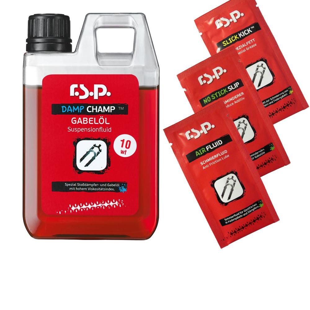 r.s.p. Damp Champ Suspension Service Kit - Professionelle Gabel- und Dämpferwartung