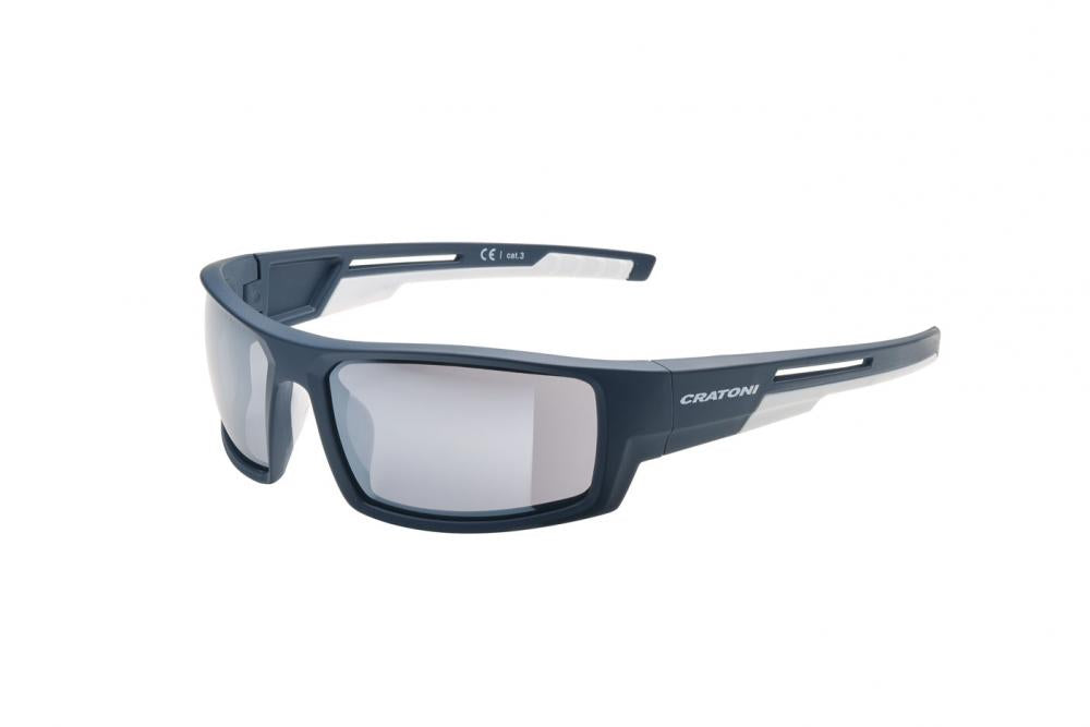 Cratoni Sonnenbrille Raw weiß matt Glas smoke