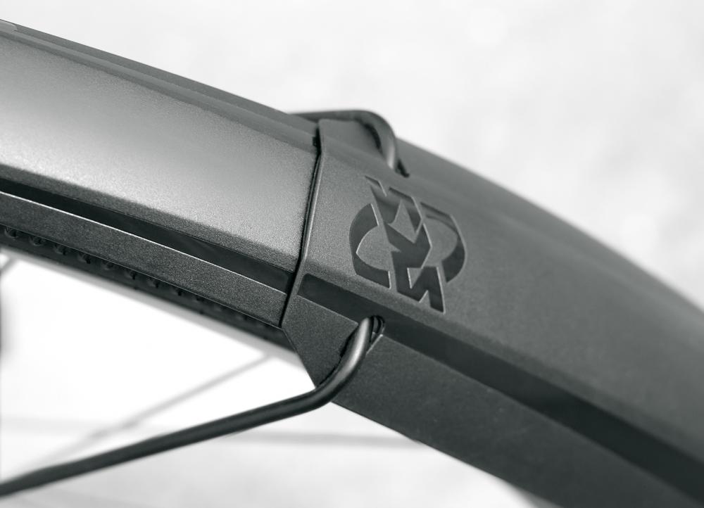 SKS Speedrocker Extension Schutzblechverlängerung, schwarz, 170 mm Länge, werkzeuglose Montage, kompatibel mit SKS Speedrocker Schutzblech, ideal für Gravelbikes und Rennräder