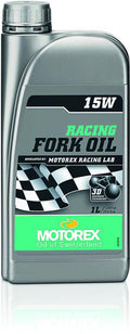 MOTOREX Racing Fork Oil 15W Gabelöl 1 Liter - Vollsynthetisches Federgabelöl mit 3D Response Technologie
