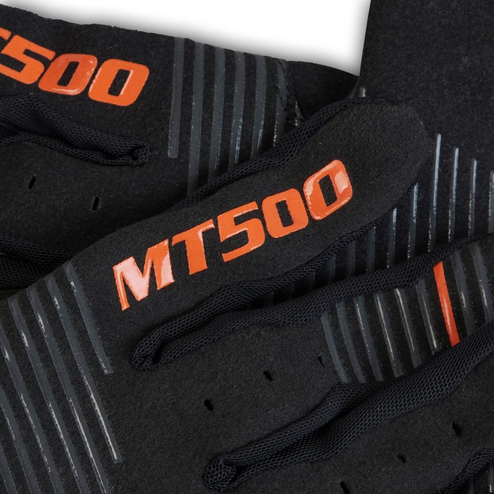 Endura MT500 D3O® Handschuh II Schwarz M - MTB-Handschuh mit D3O® Ghost Knöchelschutz, ungepolsterter Kunstlederhandfläche, Vier-Wege-Stretch, Silikongrip
