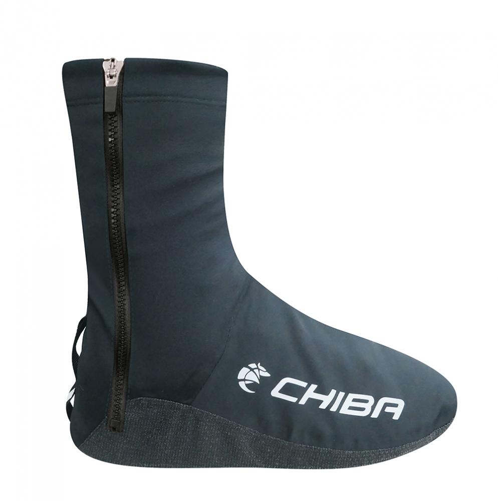 CHIBA Softshell Überschuh - wasserdicht, atmungsaktiv, Kevlar-Sohle, schwarz, Größe M