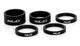 XLC A-Head Spacer-Set AS-A02 3 x 5, 1 x 10, 1 x 15, 1 1/8" matt/sz.