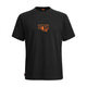 FOX Logo T-Shirt Schwarz XL - Baumwollshirt mit Sticklogo