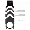 Deda Riser Spacer Kit Parabolica/Fastblack2 - 31,7 mm