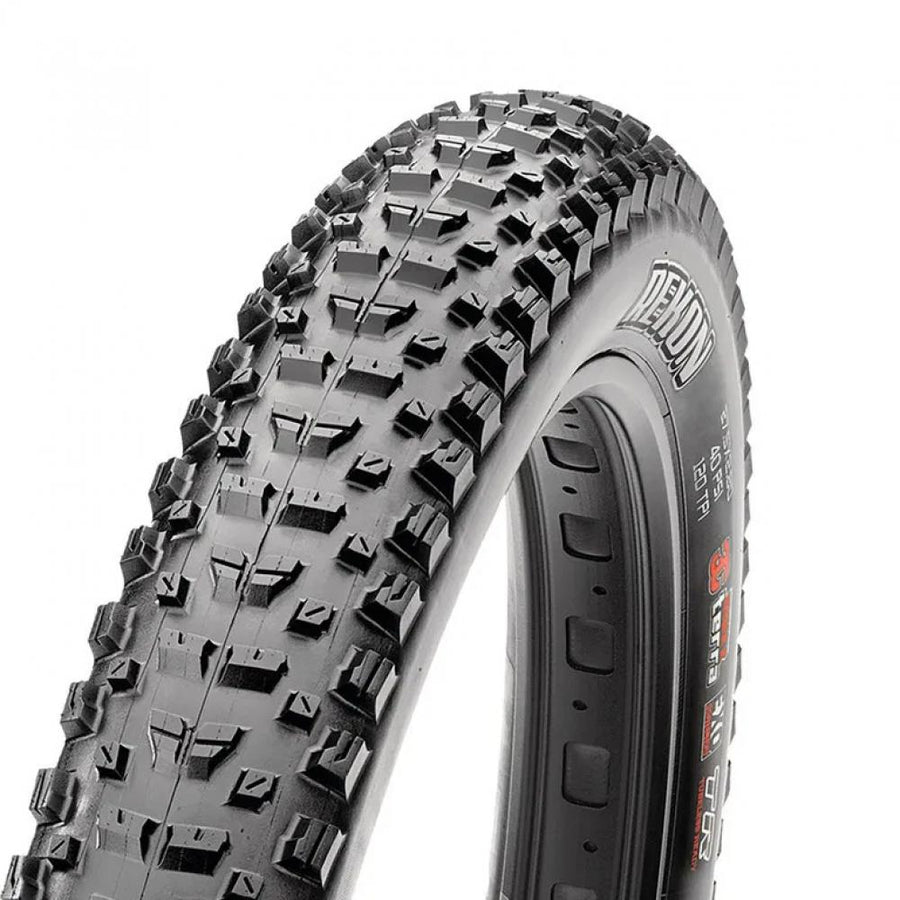 Maxxis Rekon 24x2.20", 56-507 Faltreifen schwarz, Dual Compound Gummimischung, 60 TPI Karkasse, 540g, max. 4,5 Bar, ideal für XC und Trail, griffig und leicht