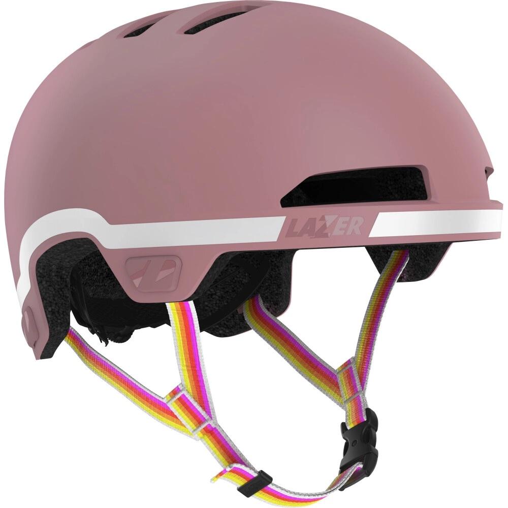 LAZER Helm Maze Jr KinetiCore GoFluo Edition Rot - sicherer Kinder- und Jugendhelm