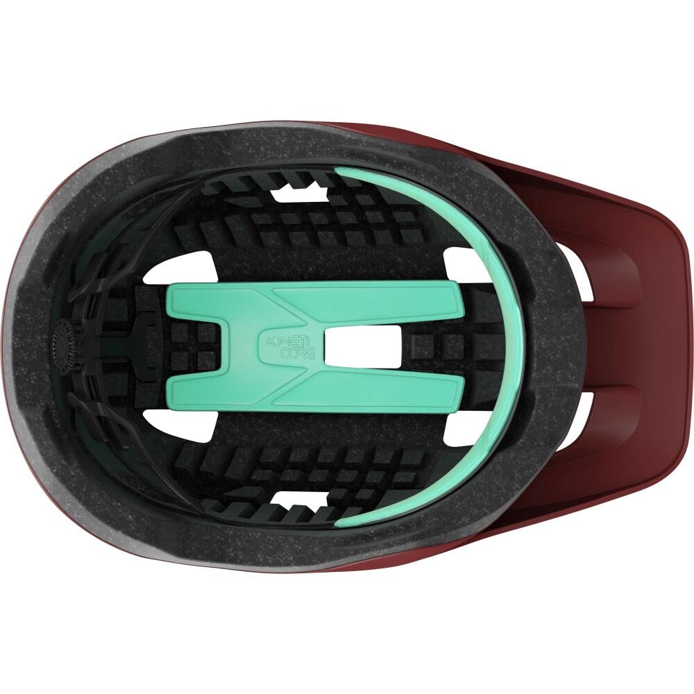 LAZER Helm Lupo KinetiCore MTB Matte Maroon Unisize - Trail-Helm mit 5-Sterne-Schutz