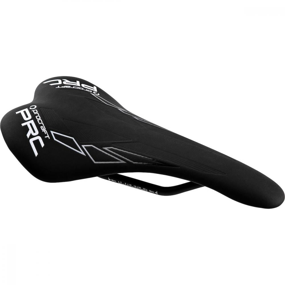 Procraft Carbon II Fahrradsattel 275 x 134 mm Schwarz - 172 g Leichtgewicht