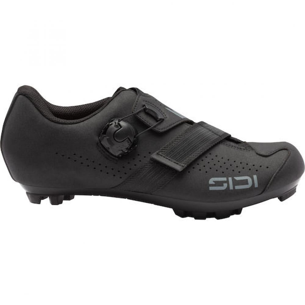 Sidi MTB AERTIS MEGA black/black Größe 50 Schwarz - breiter MTB-Schuh mit Top-Passform