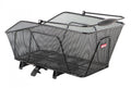 Unix Rosetto TopKlip Hinterradkorb, schwarz, 47x30x20 cm, 20 l Volumen, engmaschiges Stahlgewebe, längsorientiert, TopKlip-Befestigung, max. 10 kg Belastung