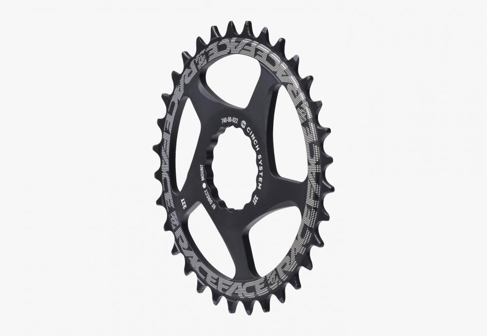 Race Face Cinch Direct Mount Kettenblatt 34 Z. schwarz matt für effizienten Fahrradantrieb.
