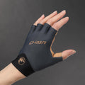 CHIBA ECO Glove Pro - Radhandschuhe dunkelgrau, Größe L, atmungsaktiv & gepolstert